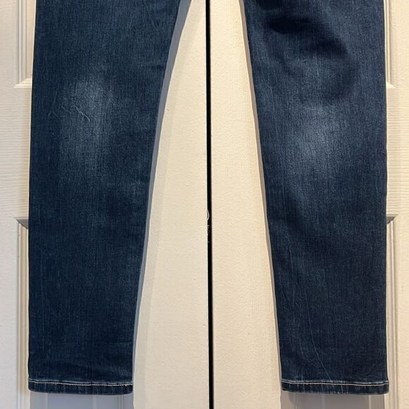 Frank Lyman Blue Embellished Skinny Jeans Size L - Picture 11 of 13